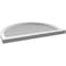 Ekena Millwork Round Top Surface Mount PVC Gable Vent w/ 2"W x 2"P Brickmould Sill Frame, 34"W x 24"H GVPRT34X2403SN - alternate 2